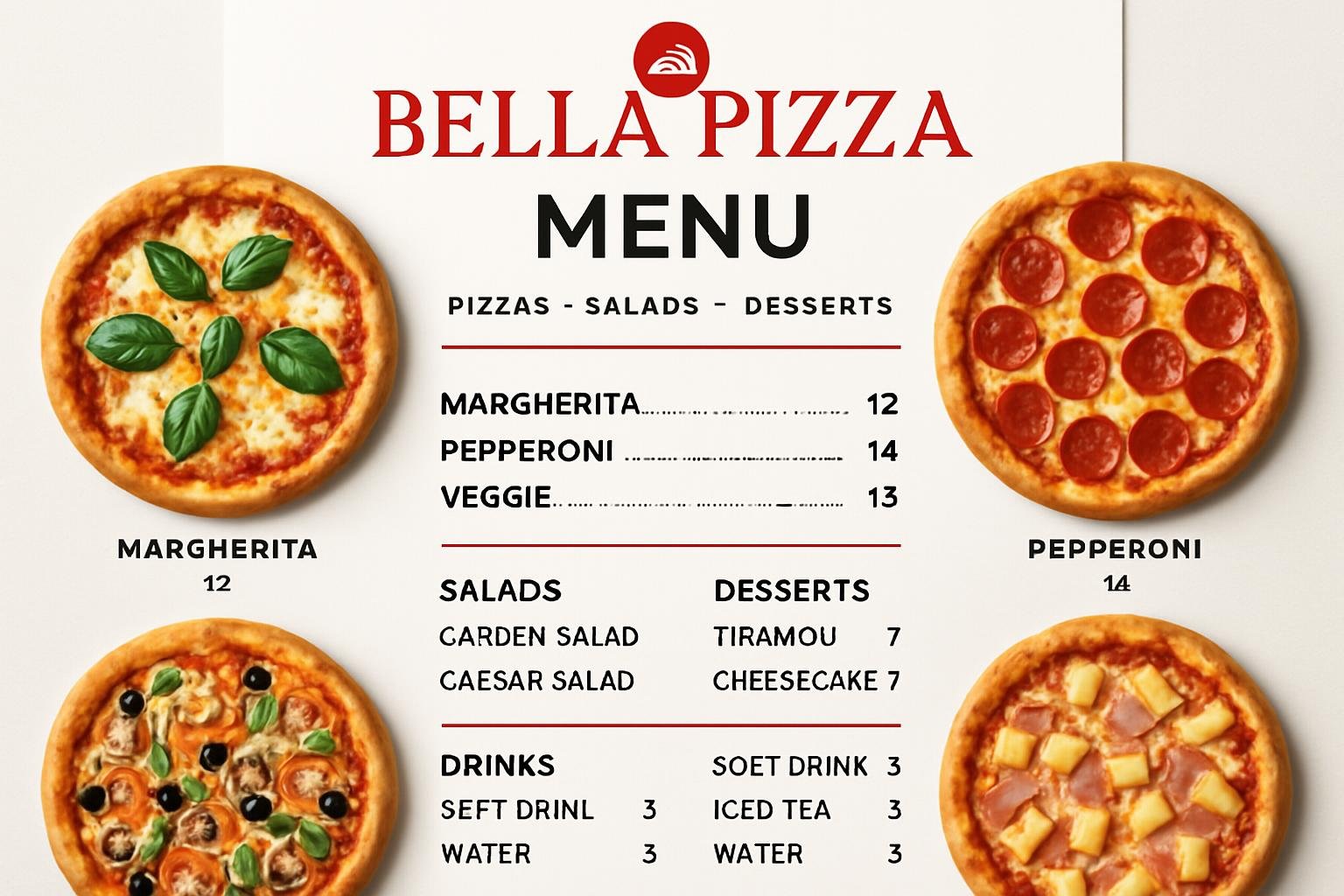 Cardápio Bella Pizza